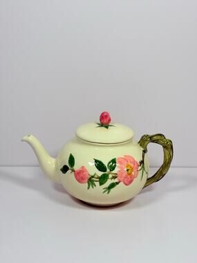 Vintage Franciscan Desert Rose Teapot